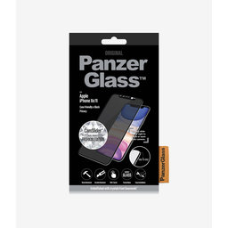 PanzerGlass - Gehärtetes Glas Privacy Case Friendly CamSlider Swarovski für iPhone XR und 11, black