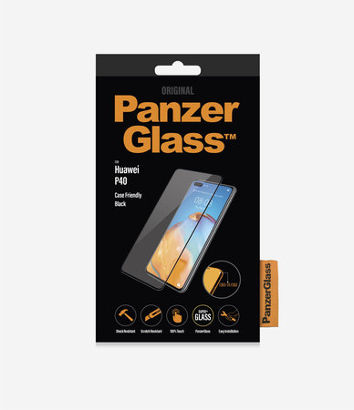 PanzerGlass - Gehärtetes Glas Case Friendly für Huawei P40, black