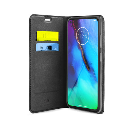 SBS - Fall Book Wallet Lite für Motorola Moto G Stylus, Moto G Pro, schwarz