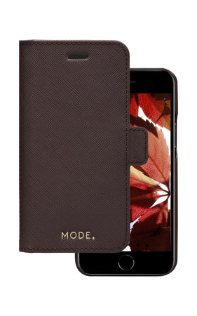 MODE - Hülle New York für iPhone SE 2020/8/7, dunkle Schokolade