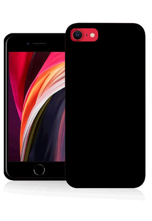 Fonex - Hülle TPU für iPhone 7, 8, SE 2020 und SE 2022, schwarz