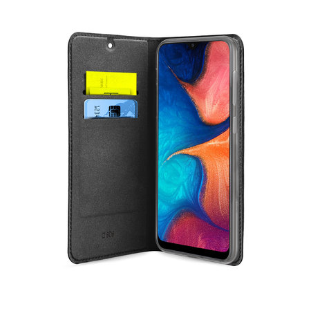 SBS - Fall Book Wallet Lite für Samsung Galaxy A21, schwarz