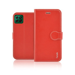 Fonex - Hülle Book Identity für Huawei P40 Lite, rot