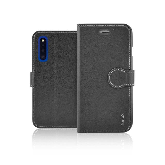 Fonex - Fall Book Identity für Samsung Galaxy A41, schwarz
