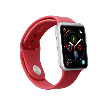 SBS - Armband für Apple Watch 44 mm, Größe S / M, rot