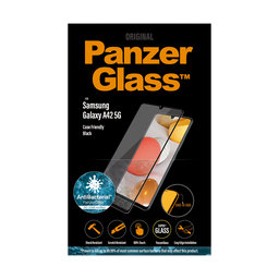 PanzerGlass - Gehärtetes Glas Case Friendly AB für Samsung Galaxy A42 5G, schwarz