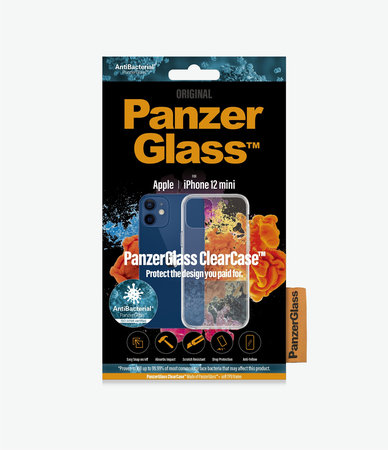 PanzerGlass - Fall ClearCase für iPhone 12 mini, transparent