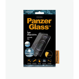 PanzerGlass - Gehärtetes Glas Case Friendly AntiGlare für iPhone 12 und 12 Pro, black