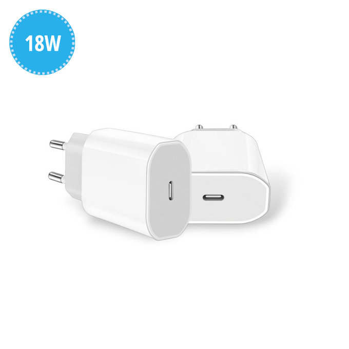 USB-C Ladeadapter, 18W, kompatibel mit Apple