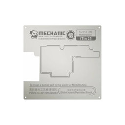 Mechanic iTin 25 - Mutterplatine Stahlschablone für iPhone X