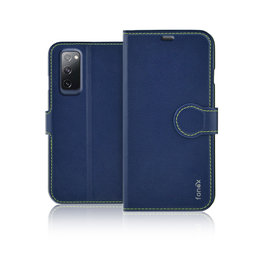 Fonex - Hülle Book Identity für Samsung Galaxy S20 FE, blau