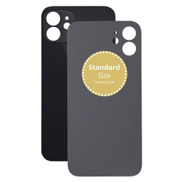 Apple iPhone 12 - Backcover Glas (Black)