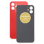 Apple iPhone 12 - Backcover Glas (Red)