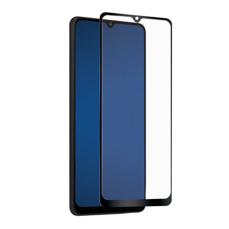 SBS - Full Cover aus gehärtetem Glas für Samsung Galaxy A02s, Schwarz