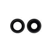 Apple iPhone 12, 12 mini - Rückfahrkameraglas mit Rahmen (Black) - 2Stk.