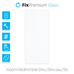 FixPremium Glass - Gehärtetes Glas für Xiaomi Redmi Note 9 Pro, 9 Pro Max und 9S