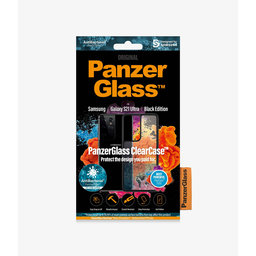 PanzerGlass - Hülle ClearCase AB für Samsung Galaxy S21 Ultra, schwarz