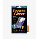 PanzerGlass - Gehärtetes Glas Case Friendly AB für Samsung Galaxy S21 Ultra, Fingerprint komp., schwarz