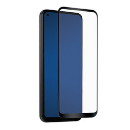 SBS - Gehärtetes Glas Full Cover für Samsung Galaxy A12, A32 5G, M12, A13, A13 5G, A03 und A04s, schwarz