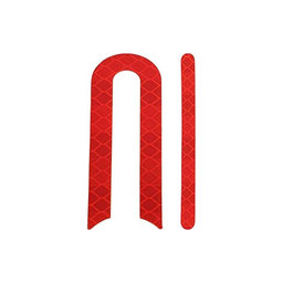 Xiaomi Mi Electric Scooter 2 M365 - Reflektierende Aufkleber Komplettset (Red)
