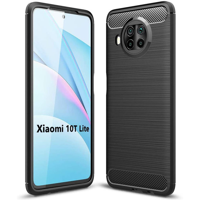 Tech-Protect - TPU Carbon Hülle für Xiaomi Mi 10T Lite, schwarz