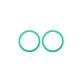 Apple iPhone 11, 12, 12 mini - Rückfahrkamera Schieberahmen (Green) - 2Stk.