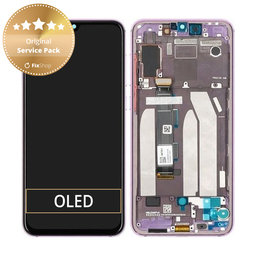 Xiaomi Mi 9 SE M1903F2G - LCD Display + Touchscreen Front Glas + Rahmen (Lavender Violet) - 5612100040B6 Genuine Service Pack