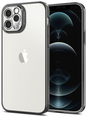 Spigen - Optik Crystal Case für iPhone 12 Pro, Chrom