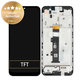 Motorola Moto G30 XT2129 - LCD Display + Touchscreen Front Glas + Rahmen (Phantom Black) - 5D68C18187 Genuine Service Pack
