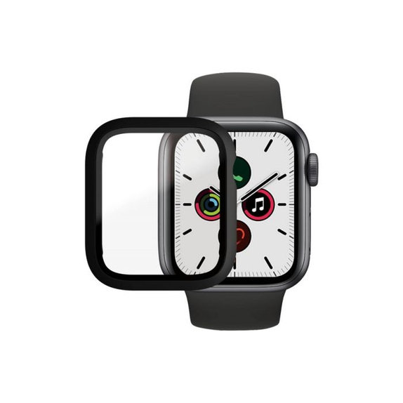PanzerGlass - Gehärtetes Glas Full Body AB für Apple Watch 4, 5, 6, SE (1st gen) und SE (2nd gen) 40mm, schwarz