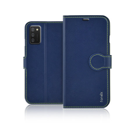 Fonex - Fall Book Identity für Samsung Galaxy A02s, blau