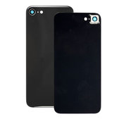 Apple iPhone SE (2nd Gen 2020) - Backcover Glas + Rückfahrkameraglas (Black)