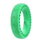 Xiaomi Mi Electric Scooter 1S, 2 M365, Essential, Pro, Pro 2 - Dauerhaft Schlauchloser Vollgummireifen (Typ 1) (Green)