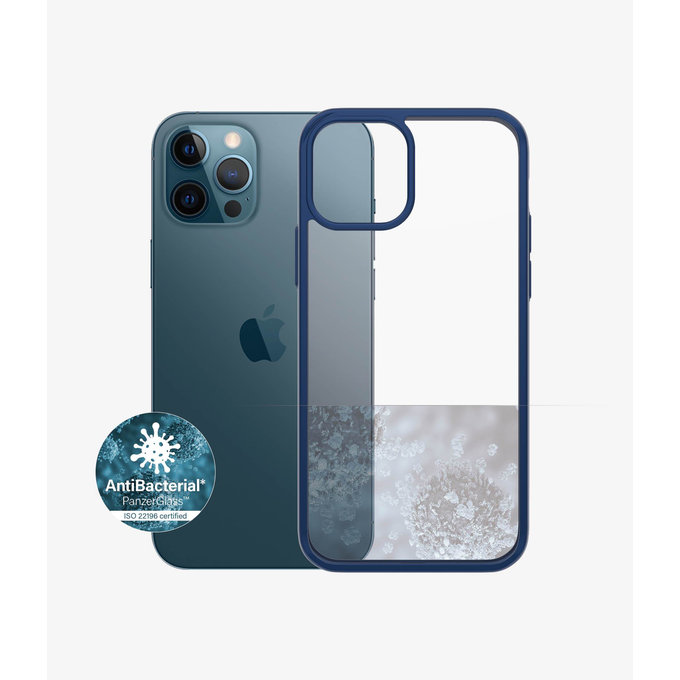 PanzerGlass - Fall ClearCase AB für iPhone 12 und 12 Pro, blue