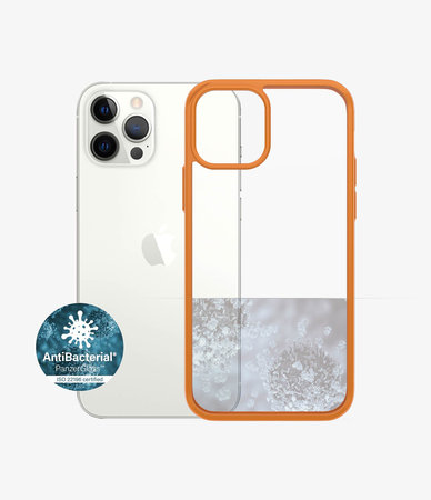 PanzerGlass - Fall ClearCase AB für iPhone 12 und 12 Pro, orange