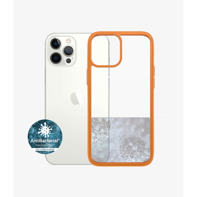 PanzerGlass - Fall ClearCase AB für iPhone 12 Pro Max, orange