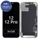 Display In-Cell FHD für iPhone 12, 12 Pro, Touchscreen-Glas mit Rahmen, FixPremium