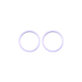 Apple iPhone 11, 12, 12 mini - Rückfahrkamera Schieberahmen (Purple) - 2Stk.