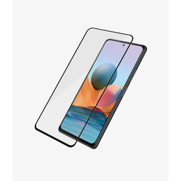 PanzerGlass - Gehärtetes Glas Case Friendly für Xiaomi Redmi Note 10 Pro, 10 Pro Max, Mi 11i, Poco F3, black