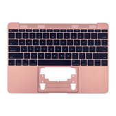 Apple MacBook 12" A1534 (Early 2015 - Mid 2017) - Oberer Rahmen Tastatur + Tastatur US (Rose Gold)