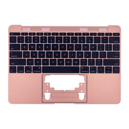 Apple MacBook 12" A1534 (Early 2015 - Mid 2017) - Oberer Rahmen Tastatur + Tastatur US (Rose Gold)