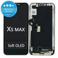 Display Soft OLED für iPhone XS Max, Touchscreen-Glas mit Rahmen, FixPremium