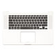Apple MacBook Pro 15" A1398 (Late 2013 - Mid 2014) - Oberer Rahmen Tastatur + Tastatur US