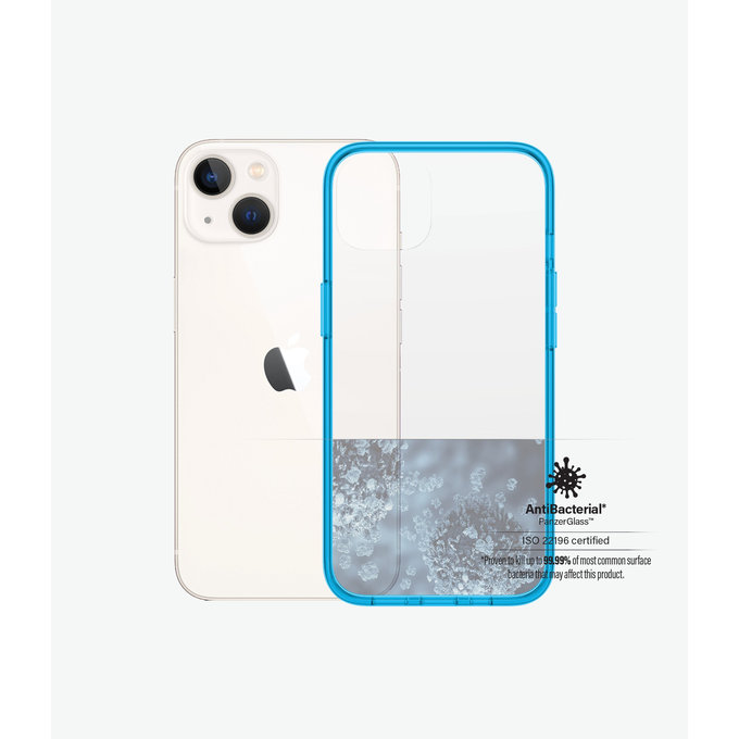 PanzerGlass - Fall ClearCaseColor AB für iPhone 13, bondi blue