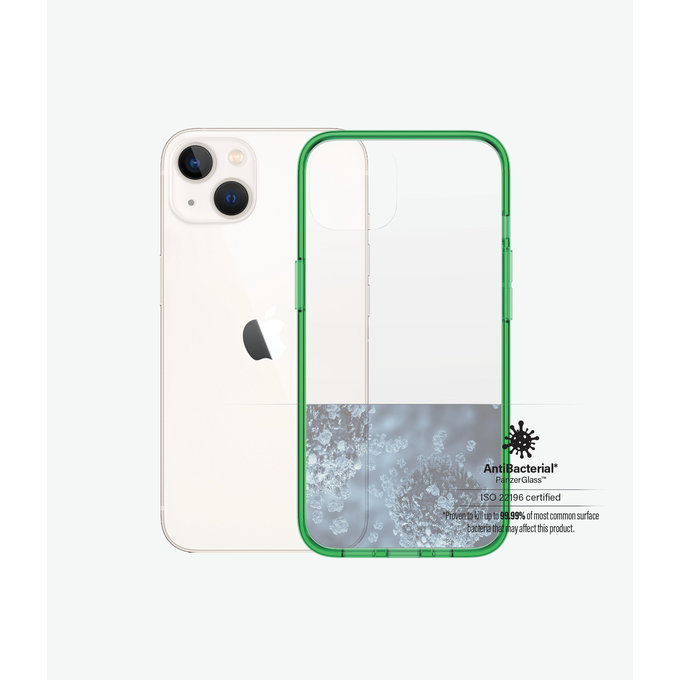 PanzerGlass - Fall ClearCaseColor AB für iPhone 13, lime