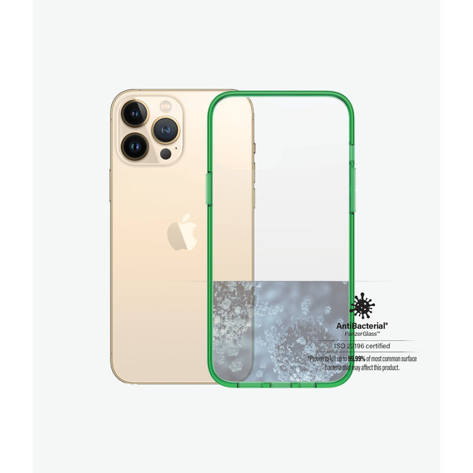 PanzerGlass - Fall ClearCaseColor AB für iPhone 13 Pro Max, lime
