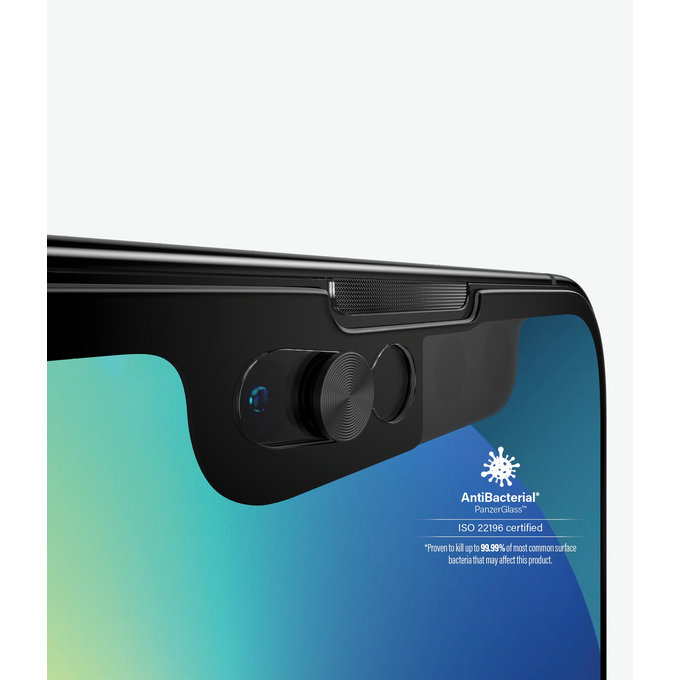 PanzerGlass - Gehärtetes Glas Case Friendly CamSlider AB für iPhone 13, 13 Pro und 14, schwarz