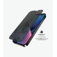 PanzerGlass - Gehärtetes Glas Case Friendly Privacy AB für iPhone 13, 13 Pro, 14 und 16e, schwarz