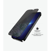 PanzerGlass - Gehärtetes Glas Case Friendly Privacy AB für iPhone 13 Pro Max und 14 Plus, schwarz