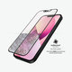 PanzerGlass - Gehärtetes Glas Case Friendly Anti-Bluelight AB für iPhone 13 mini, schwarz
